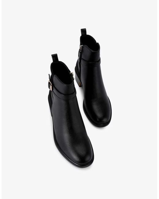 KG by Kurt Geiger Black Helen Low Ankle Boots