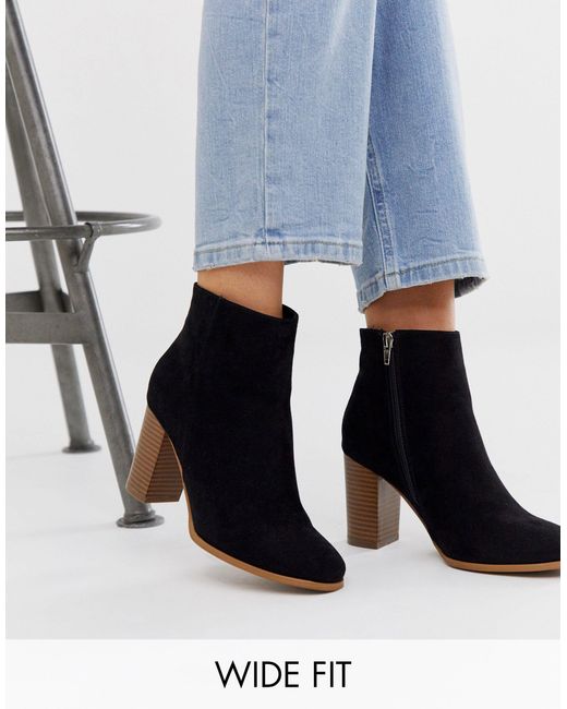 asos black ankle boots