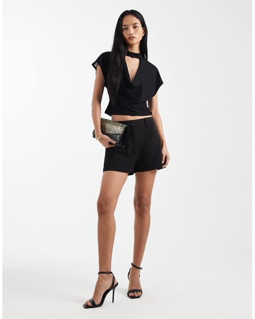 ASOS Black Tailored Micro Short