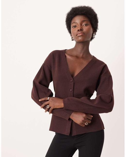Jdy Natural Fitted Knitted Cardigan
