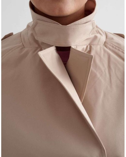 Aim'n Natural Tech Shorter Cropped Trench Jacket
