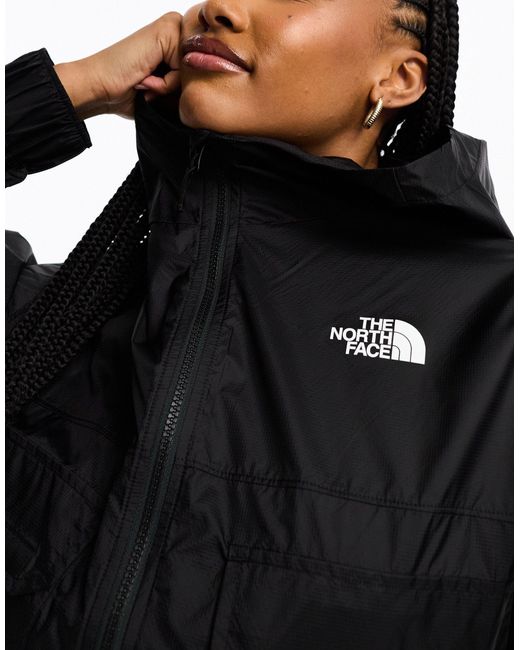 Exclusivité asos - - nekkar - veste imperméable carrée à capuche The North Face en coloris Black