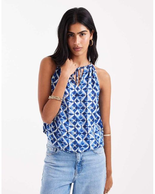 Superdry Blue Beach Cami Top