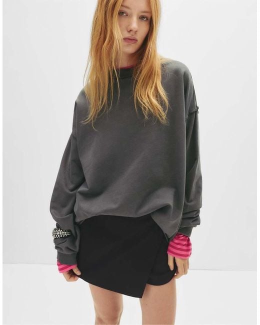 Gonna Pantalone A Portafoglio Nera di Pull&Bear in Black