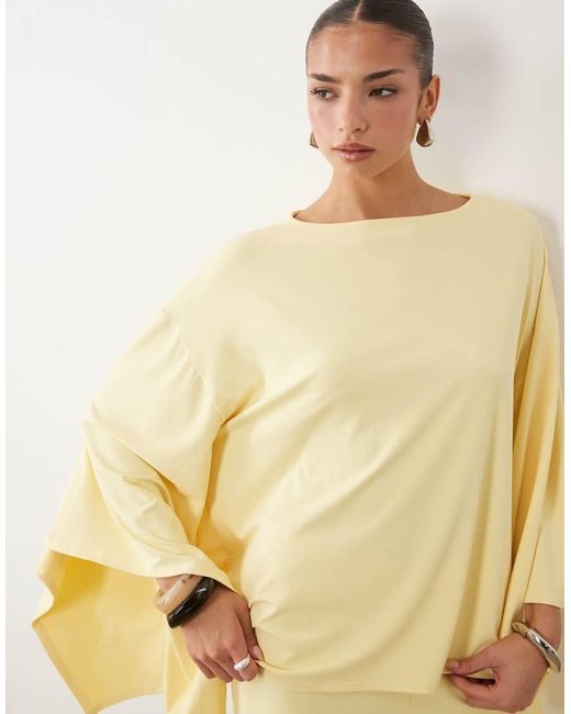 ASOS Natural Cape Style Top Co-ord