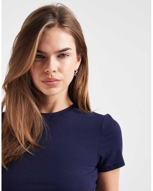 Gap Blue Basic Cotton T-Shirt