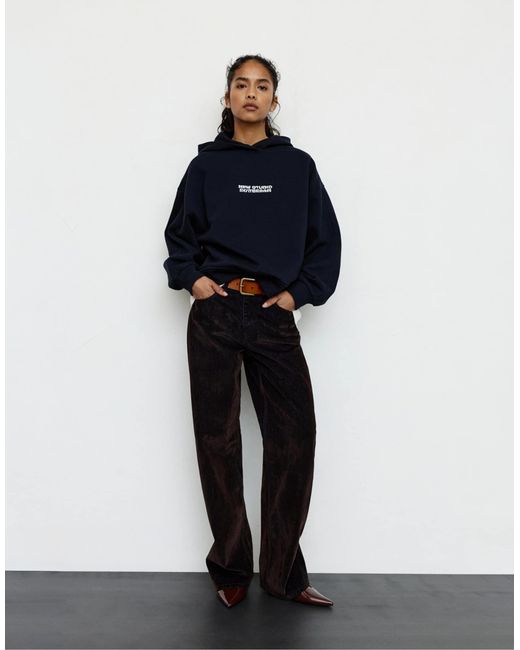 Pull&Bear Blue – kapuzenpullover