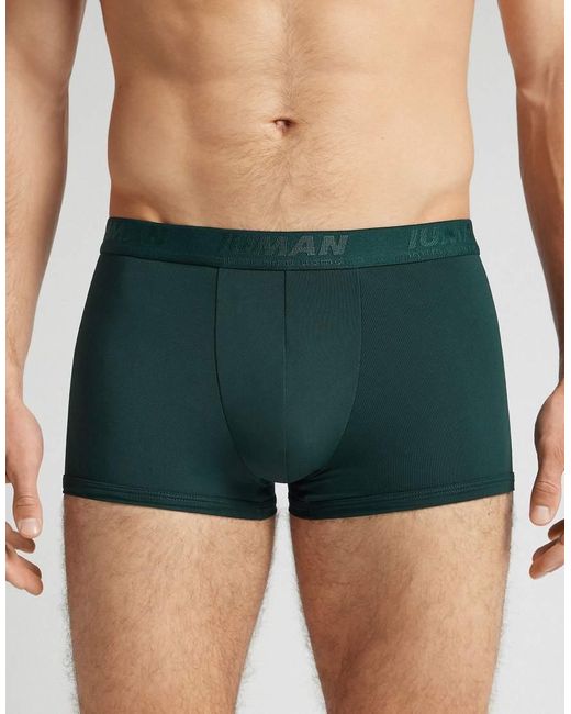 Iltaf Boxer Intimissimi Microfibre Boxers With Logo in Green for Men | Lyst UK