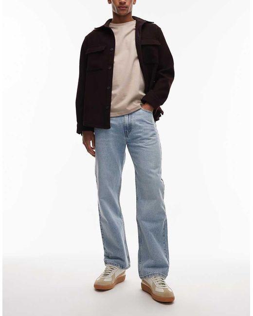 Vaqueros De Corte Recto Suelto 565 '97 De Levi's de hombre de color Red