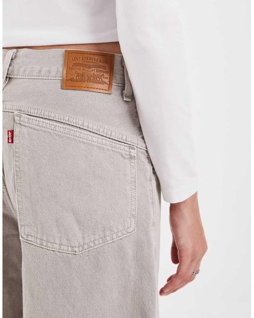 Levi's Gray Super baggy Denim Jort