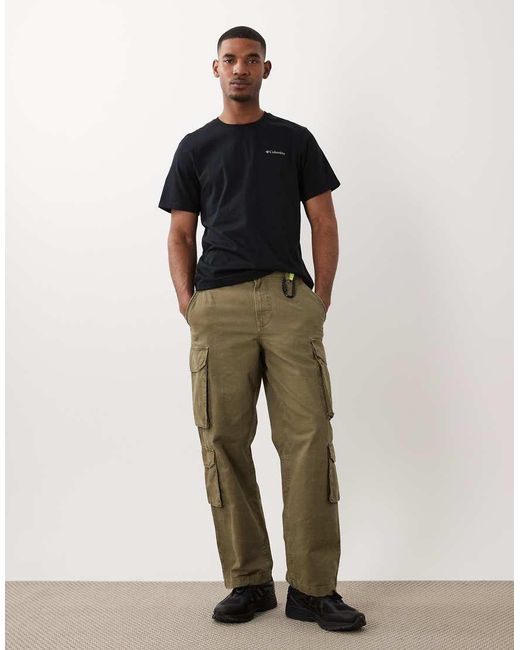 Columbia Black Csc Basic T-shirt for men