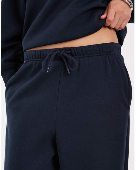 Pieces Blue Wide Leg jogger Co-ord