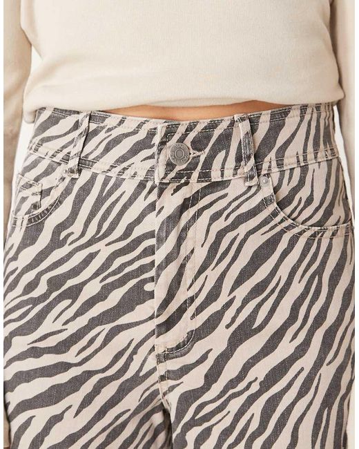 Y.A.S Natural High Waist Wide Leg Jeans