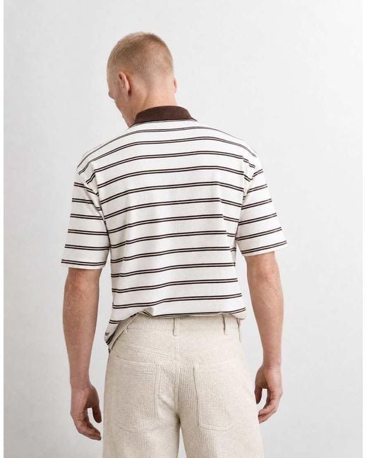 ASOS Multicolor Heavyweight Oversized Polo for men