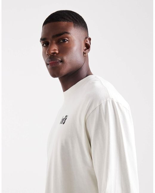 Levi's – langärmliges shirt in Natural für Herren