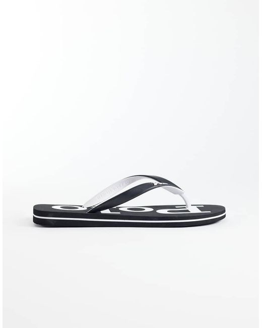 Polo Ralph Lauren Blue Bolt Logo Thongs for men