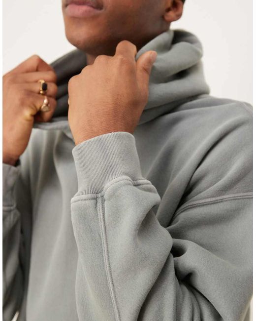 Sudadera Lavado Con Capucha Essentials De Abercrombie & Fitch de hombre de color Gray