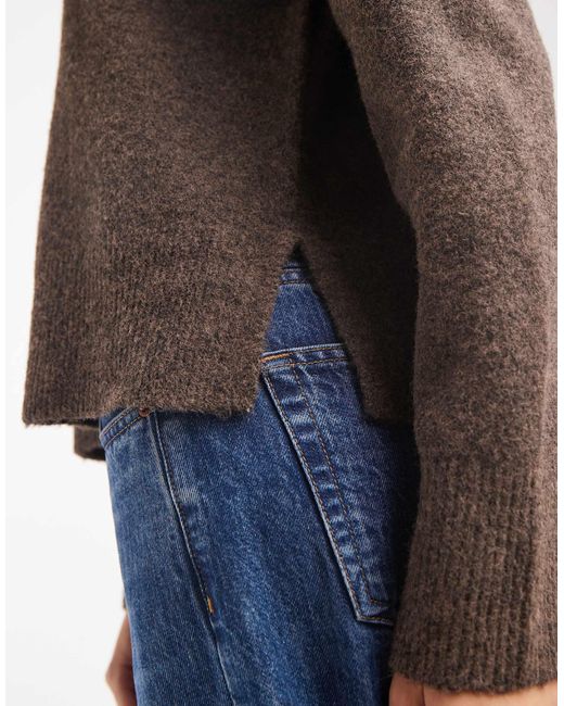 Pull en maille oversize à coutures apparentes Object en coloris Multicolor