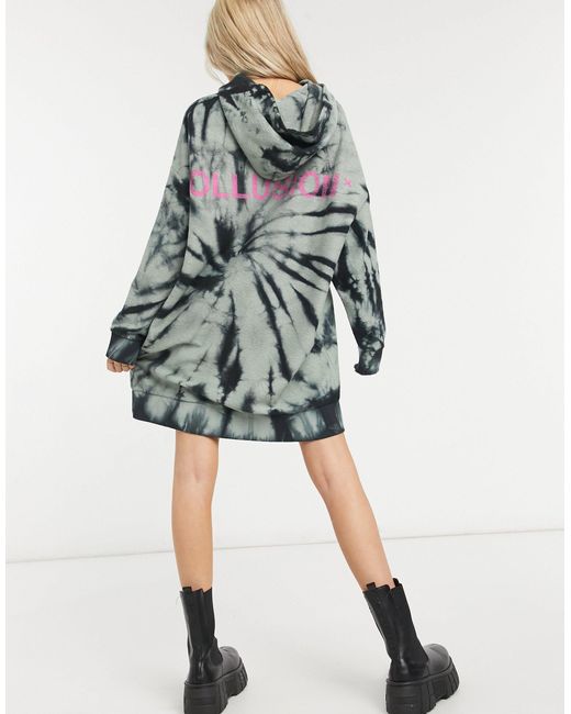 tie dye sweater dress