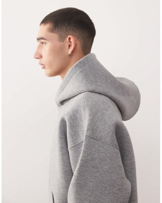 Weekday Gray Simon Hoodie for men