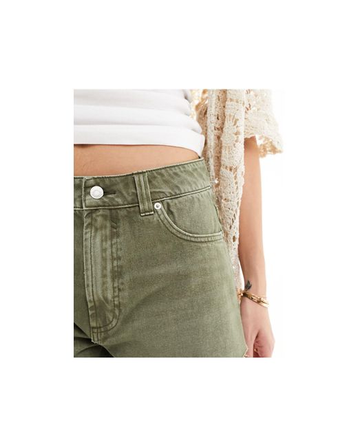 ASOS Brown – locker geschnittene jeans-shorts