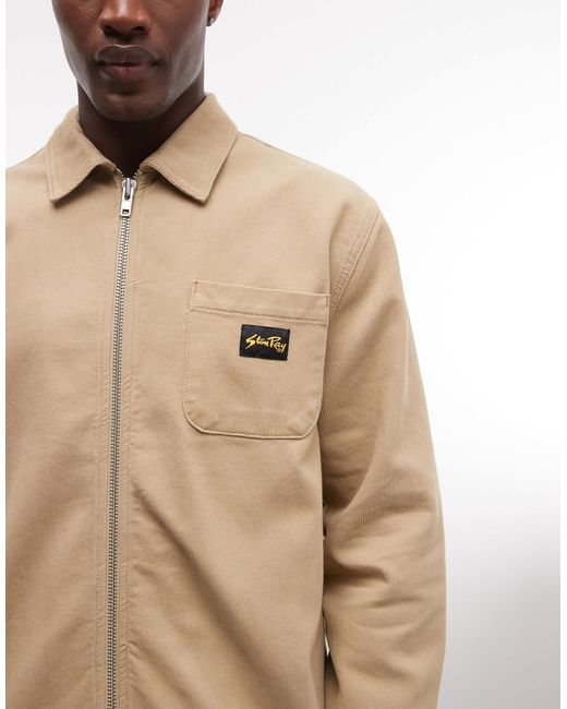 Stan Ray Natural Zip Up Jacket for men