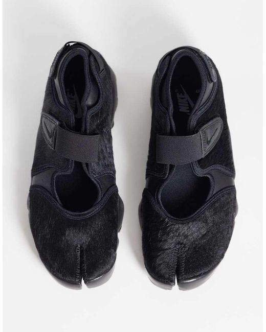 Nike Blue Air Rift Trainers Pony Hair