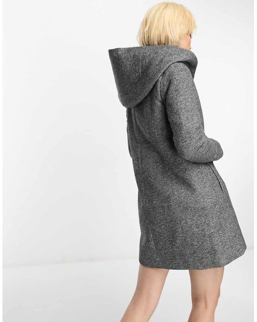 ONLY Gray Lightweight Hooded Jacket