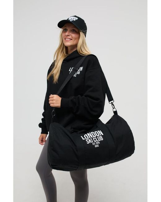 OOSC Black London Ski Club Duffle Bag
