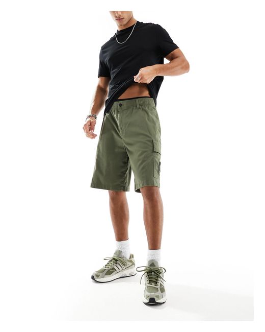 Pantalones cortos cargo verde oliva Calvin Klein de hombre de color Green