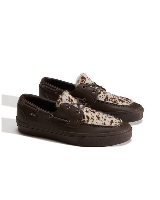 Vans Brown 2-Eyelet Boat Shoe Sneakers