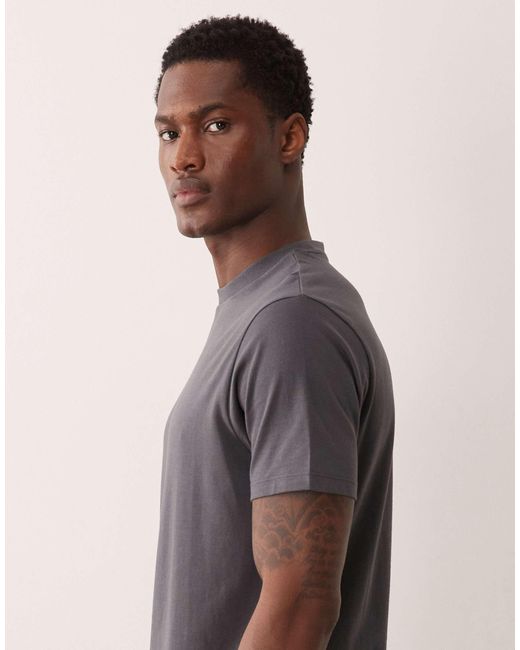 ASOS – 2er-pack basic-t-shirts in Brown für Herren