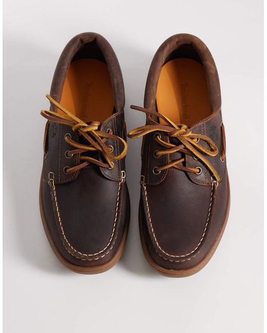 Timberland Brown Boat Shoe for men