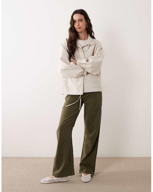 ASOS Natural Casual Harrington Jacket