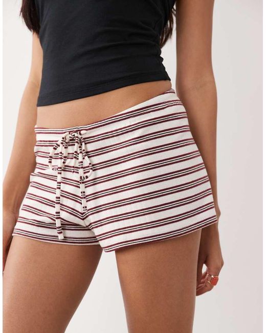 Gina Tricot Black Supersoft Drawstring Shorts