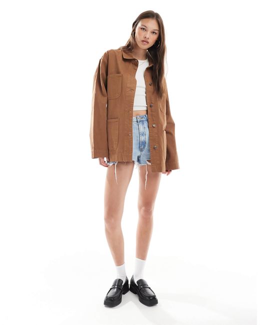 ASOS Blue – barn-jacke aus denim