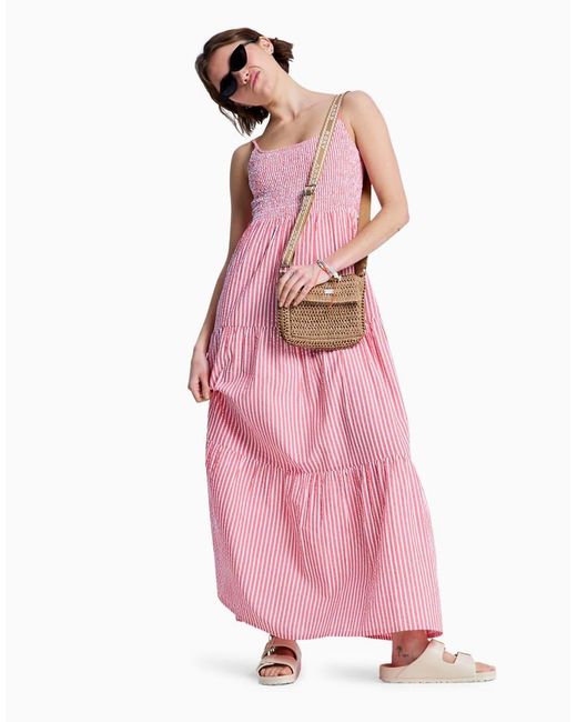 Roxy Pink Tropical Glow Maxi Stripe