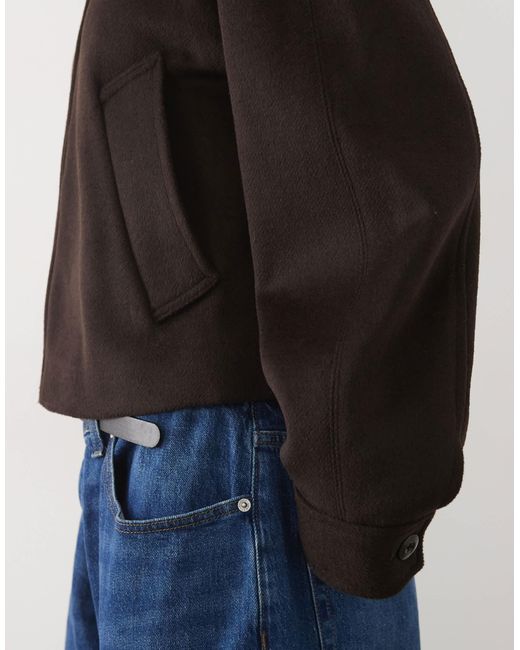 Mango Blue Bomber Jacket
