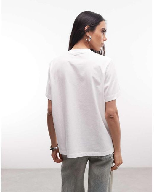 ASOS Gray Weekend Collective Boxy T-shirt With Leisure Club Graphic