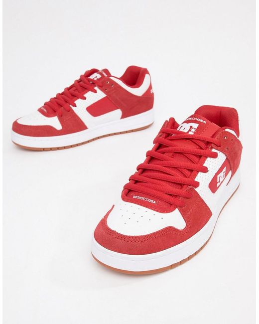 DC Shoes Red Manteca M Shoe Xrwr Skate Shoes (trainers) for men