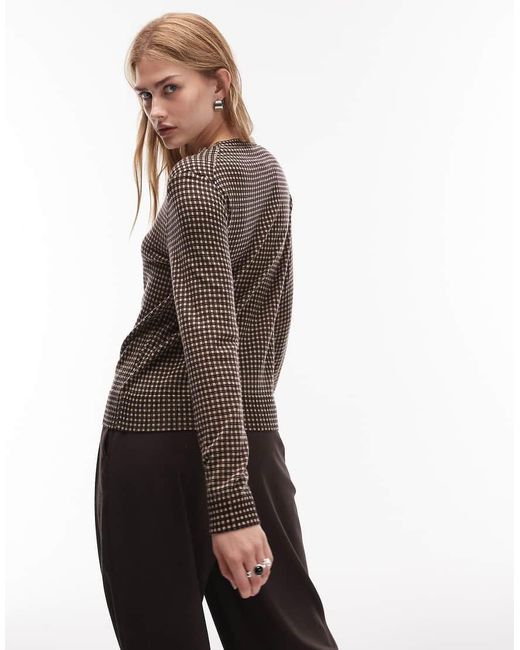 ARKET Brown Pure Wool Sweater