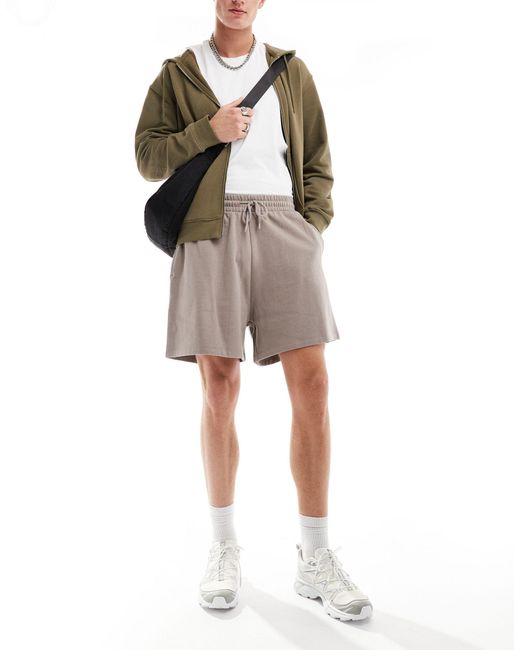 ASOS Brown Oversized Shorts for men