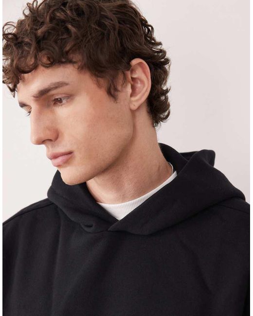 Only & Sons Black Oversized Hoodie for men