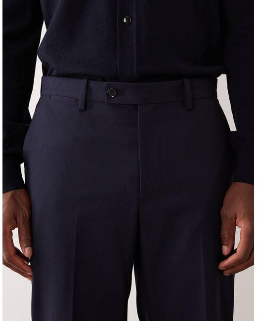Mango Blue Slim Fit Tailored Trouser Co-ord for men