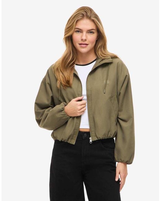Noisy May Green Hooded Jacket
