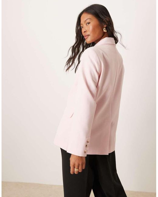 Miss Selfridge Natural Essential Oversized Blazer