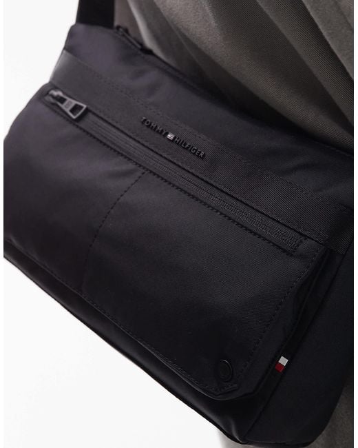 Tommy Hilfiger Gray Commuter Cross Body Bag for men