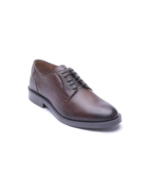 Base London Brown Luca Lace Up Shoe for men