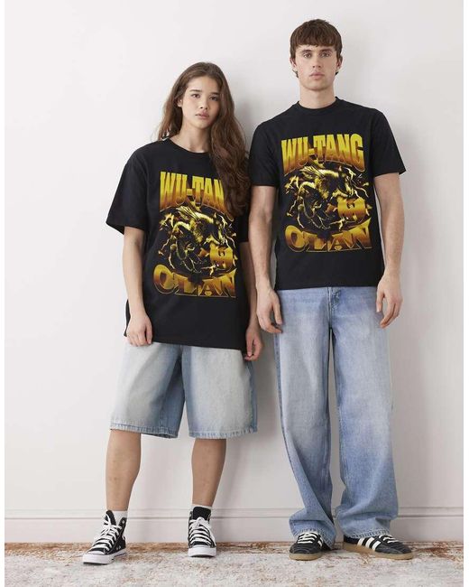 PRNT Black X Wu-Tang Clan Bee Relaxed Fit T-Shirt