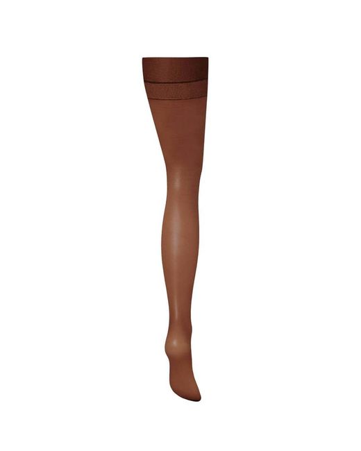Bluebella Black Plain Top Stockings